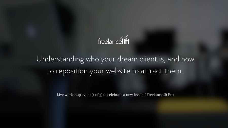 Your specialist dream client - reworking your site